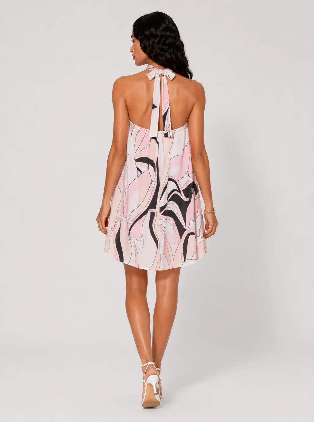 Lucia-Sophia Print Mini Dress