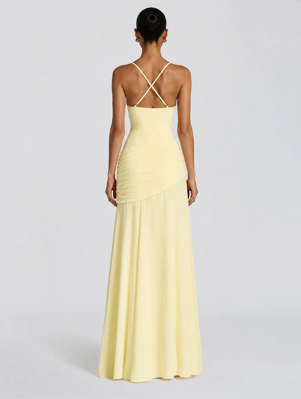 Lyla Side Ruched Maxi Dress