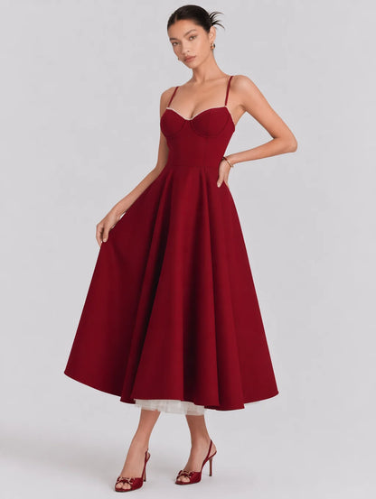 Harper Corset Midi Dress