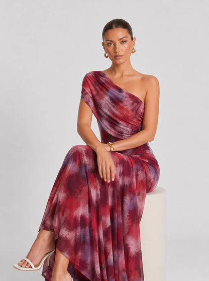 Grace One Shoulder Maxi Dress