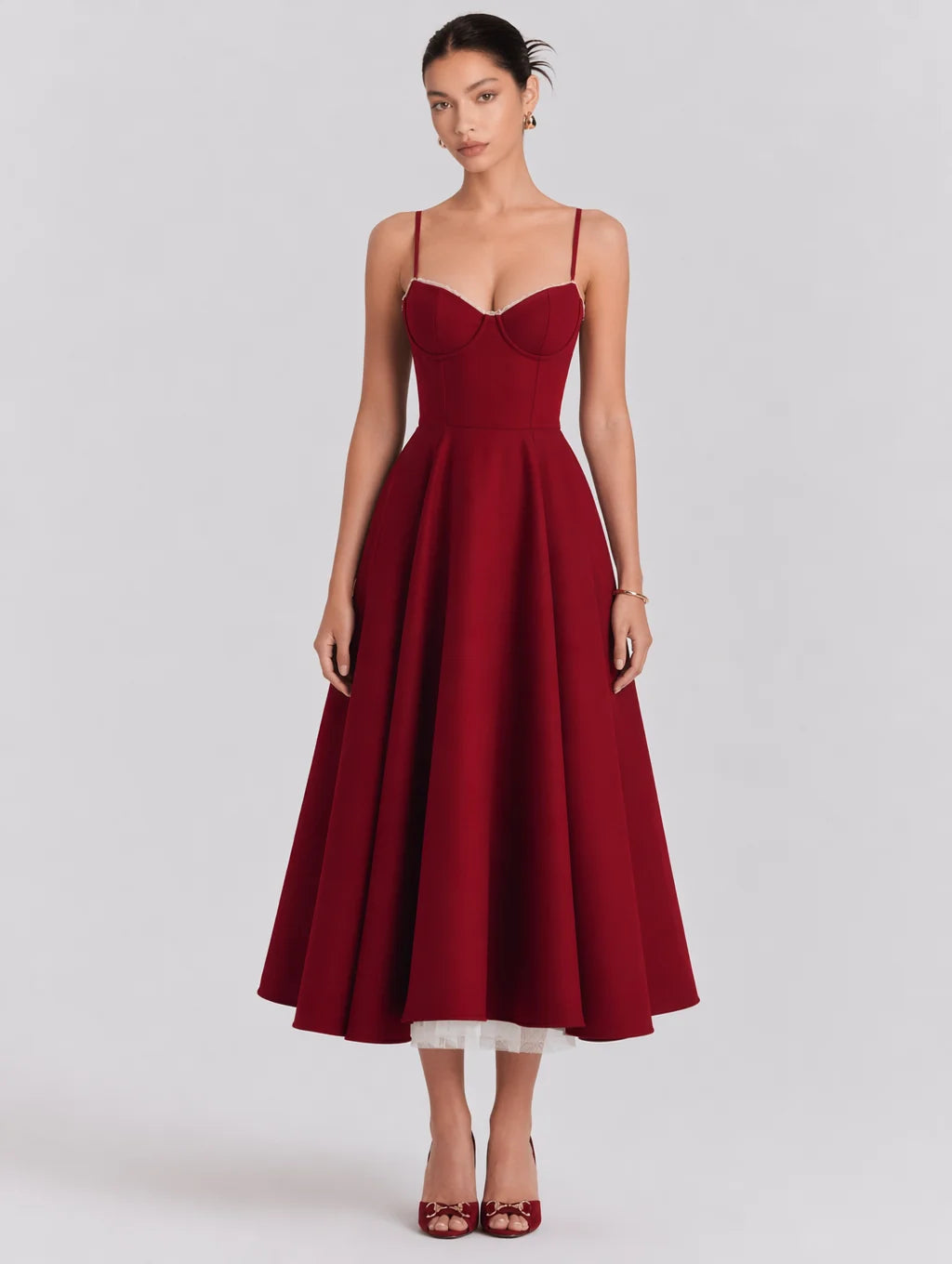 Harper Corset Midi Dress