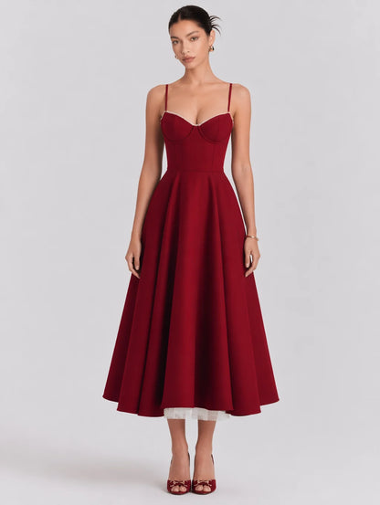 Harper Corset Midi Dress