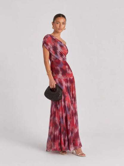 Grace One Shoulder Maxi Dress