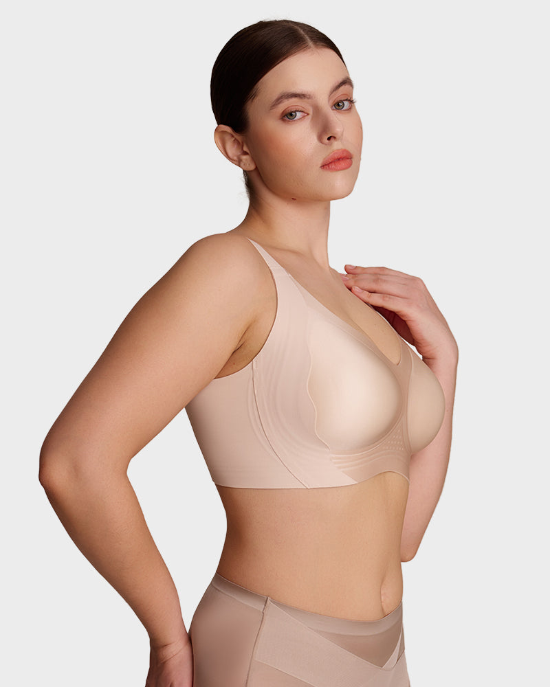 bra Invisible Wide-Band Wireless Support Bra