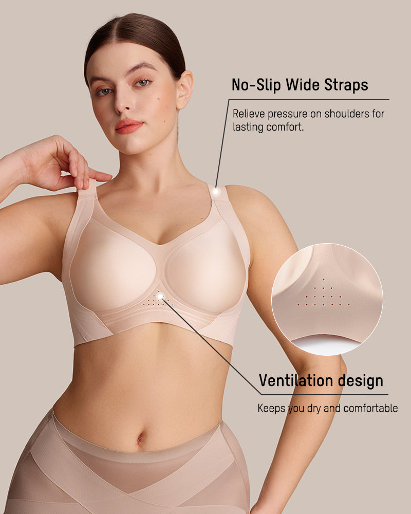 bra Invisible Wide-Band Wireless Support Bra