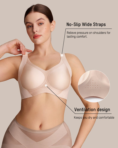 bra Invisible Wide-Band Wireless Support Bra