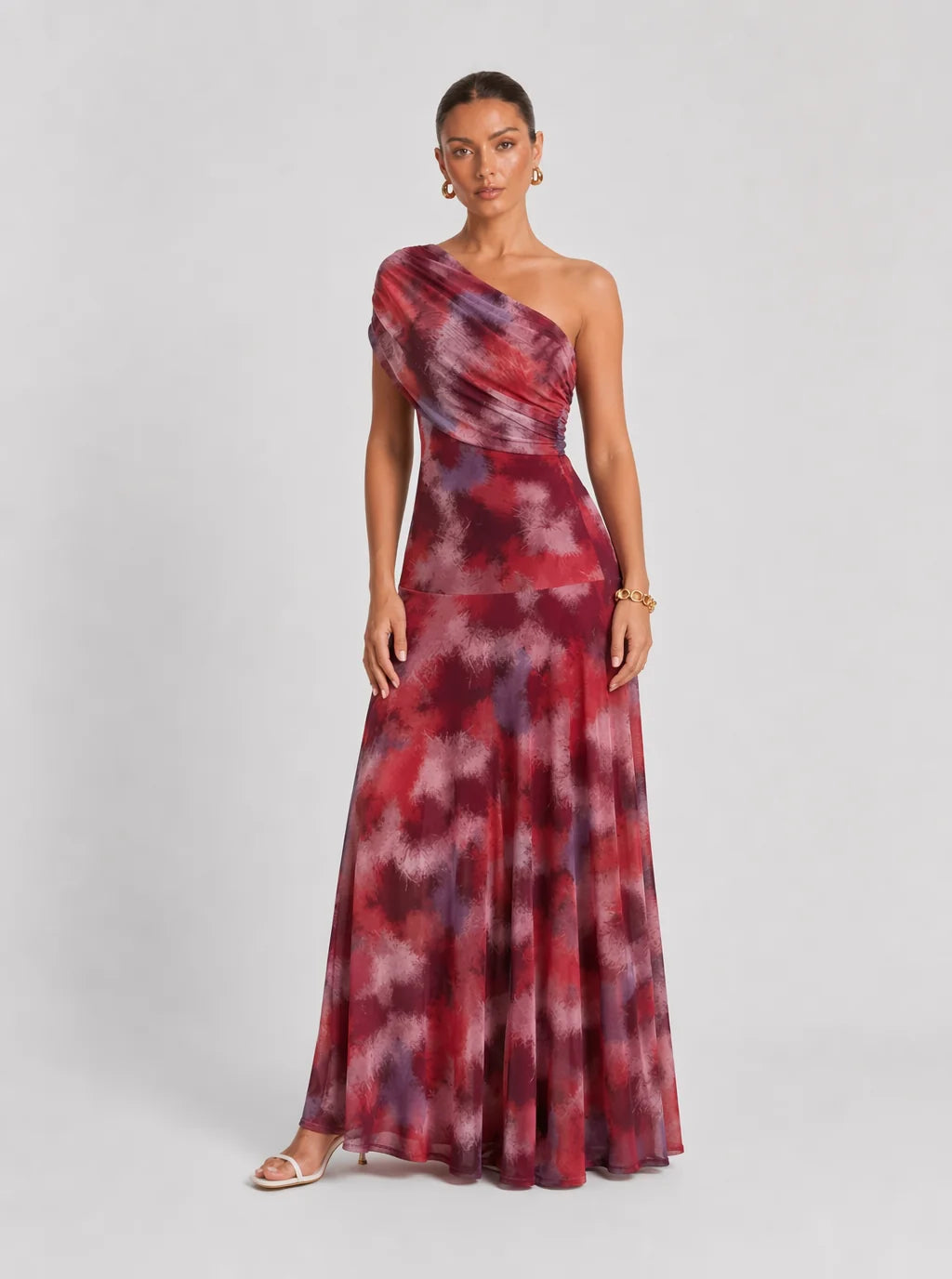Grace One Shoulder Maxi Dress