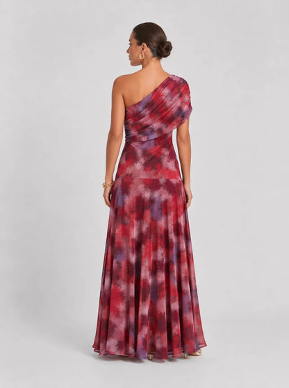 Grace One Shoulder Maxi Dress