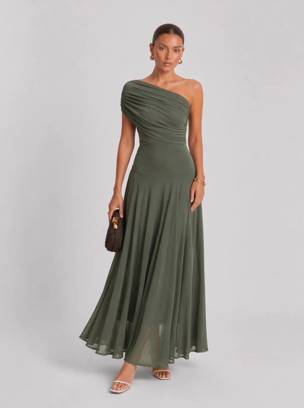Grace One Shoulder Maxi Dress