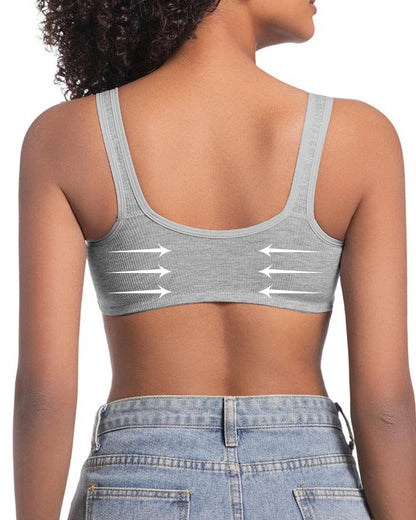 Easy-On Front Closure Wireless Support Bra